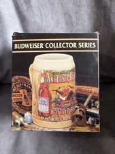 Budweiser 1991 Bottled Beer Stein New In Box Vintage picture