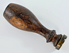 ANTIQUE 19th CENTURY PORT 1840 BOTTLE WAX SEAL STAMP picture
