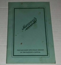 Brief History of Harvey's Restaurant Washington DC 1931 Roosevelt Lincoln Grant picture