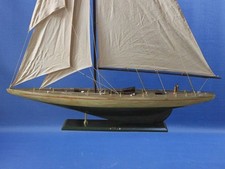 Wooden Rustic Enterprise Model Sailboat 60