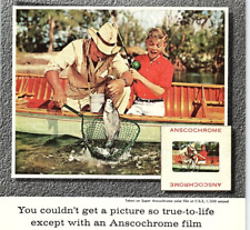 1940s ANSCO ANSCOCHROME COLOR CAMERA FILM FULL PAGE PRINT AD Z5300 picture