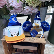 Authentic Hong Kong Disneyland Sorcerer Donald Duck Ear Headband Cute Wizard Hat picture