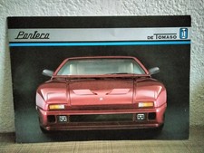 Original 1991-1992 De Tomaso Pantera 90 Si Brochure ~ 4 Language Text  Very Nice picture