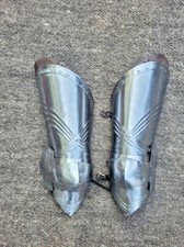Medieval Knight Gothic leg Guard Larp functional Armor Legs Sca Halloween Item picture