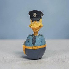 Enesco Eggbert Policeman Mini Figurine by Malcolm Bowmer Patrolman 1989 Vintage picture