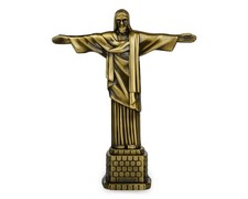 DS. DISTINCTIVE STYLE Metallic Statue of Jesus Figurine 7 Inch Christian Stat... picture