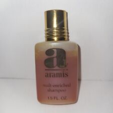 VINTAGE ARAMIS TRAVEL 1.5 FL OZ malt enriched shampoo plastic bottle almost full picture