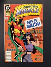 Mister Miracle #19 1990 Adam Hughes Cover Doug Moench VF+ 8.5 picture