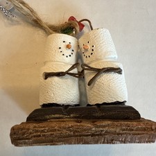 S’mores Ganz 2020 Campfire Roasting Marshmallow Christmas Ornament With Tags picture
