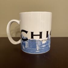 Starbucks Coffee Mug Cup Chicago Skyline Series One Barista The Windy City 2002 picture