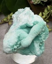 Crystal 78g Beautiful Bright Blue Hemimorphite From Congo Raw Specimen Mineral picture