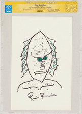 CGC SS Signed Ricou Browning Original Art Sketch Creature from the Black Lagoon picture