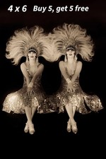 Ziegfeld Follies 💚 4x6 Photo - 1920s Flapper Era - Vintage Broadway - Stage Pub picture