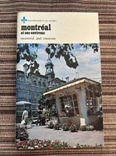 Vintage Montreal Canada Travel Guide 1974 picture