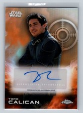 2025 TOPPS CHROME STAR WARS JAKE CANAVALE AS TORO CALICAN AUTOGRAPH A-JC picture