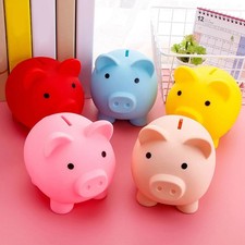 Lovely Pig Model Piggy Bank Portable and Lightweight Money Jar for Kids Birthday picture