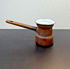 Vintage Yugoslavian Enamel Coffee Pot Dzezva Cezve Gorica Made in Yugoslavia picture