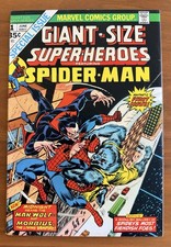 Giant-Size Super-Heroes #1  (1974) VF+  1st team-up of Man-Wolf & Morbius b8 picture