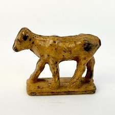 Vintage Auburn AUB-RUBR Cow Calf Toy Figurine Hard Rubber picture