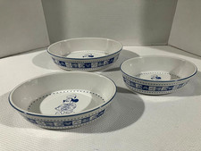 DISNEY HOME Theme Parks CHEF MICKEY MOUSE Set 3 OVAL Baking Casserole DISHES EUC picture