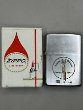 Vintage 1950’s Tripple Oil Tool Odessa TX Zippo Advertising Lighter w/ Box picture
