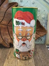 Christmas Cookie Container Christmas Santa 1995 Market Square Twistabout Decor picture