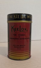 Kee-Lox Antique Tin  Addressograph Elite - Good Condition - 1.25