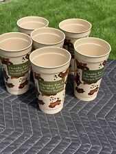 LOT OF 6 VTG. MILITARY DESERT STORM WHATABURGER DR. PEPPER LOGO CAMOUFLAGE CUPS picture
