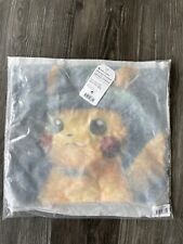 Pokemon Center Van Gogh Pikachu With Grey Felt Hat Canvas Tote Bag IN HAND picture