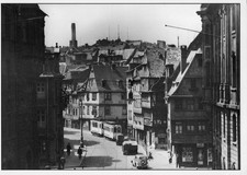 Postcard, Frankfurt, Main, Braubachstr. TRAM, PHOTO ART COLLECTION picture