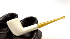 Vintage Goedewaagen UNSMOKED Smooth Ceramic Pipe Made in Holland - New Old Stock picture