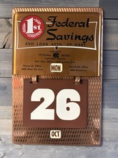 Vintage 1st Federal Savings, Gary Indiana, Vernon Lifetime Calendar picture