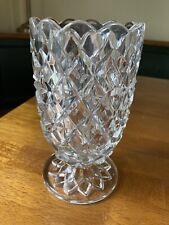 Vintage EAPG “Diamond Waffle” Pattern Celery Vase  picture