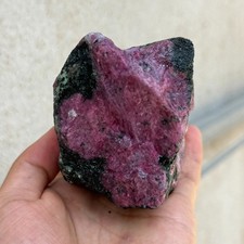 852g Natural Raw Ruby Zoisite Rough Quartz Crystal Gemstone Mineral Specimen picture
