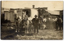 RPPC Dramatic Capture Of Murderer  Malone, Cottonwood, South Dakota 1909, Ricard picture