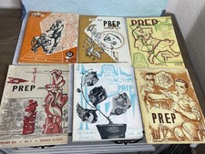Six Vintage 50s Lane Tech Prep Yearbooks Chicago high school picture