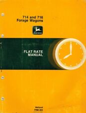 John Deere Flat Rate Manual for the 714 and 716 Forage Wagons picture