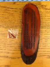 Vintage California Redwood Forrest Souvenir Wood Cribbage Board with 4 Pegs See picture