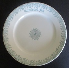 Early 20th Century Souvenir Dinner Plate Greenwood Inn Ellenville New York picture