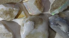 Australian Opal Rough Mintabie Loads Of Color 95Cts  picture