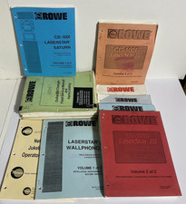 Lot of 15 Vintage ROWE Jukebox Service Manuals Original Laser Star Phonograph + picture