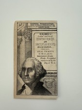 1880's HD2A Trade Card - President George Washington picture