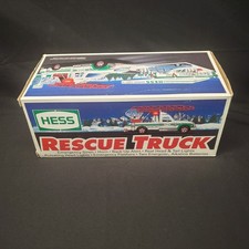 Vintage 1994 Hess Rescue Truck Toy Emergency Fire Vehicle New In Box NIB Gas Oil picture