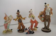 Lot of 5 Vintage Clown Figurines (Same Day Ship) picture