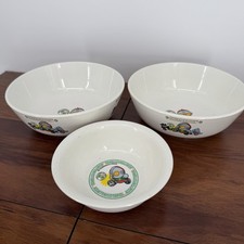 VTG 1994 Ultraman Bowls Lot of 3 Tsuburaya Skater Co Plastic Kids Japan Retro picture