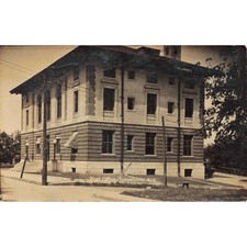 Jonesboro Arkansas AR RPPC Post Office 1924 Grubbs Real Photo Postcard Used picture