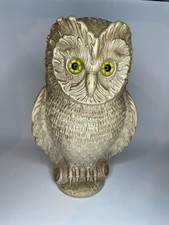 RARE Vintage HAEGER Ceramic OWL Sculpture 12¼