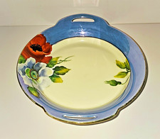 Noritake Lusterware Dish Hand-painted Floral - Vintage - 1930s picture