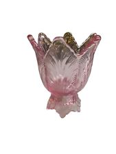 Fenton Tulip Shaped Pink Glass 4 1/4