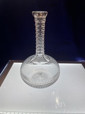 Dorflinger Renaissance Hollow Diamond  Decanter American Brilliant Cut Glass ABP picture